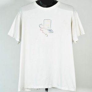 Bootleg Apple Mac Computer T Shirt Size L